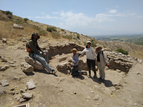 Students make exciting discoveries as they uncovered the past during the excavation.  They also made new friends from all over the world.